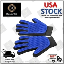 Pet Grooming Gloves Pair Hair Removing Glove for Cats or Dogs-USA FULFILLED