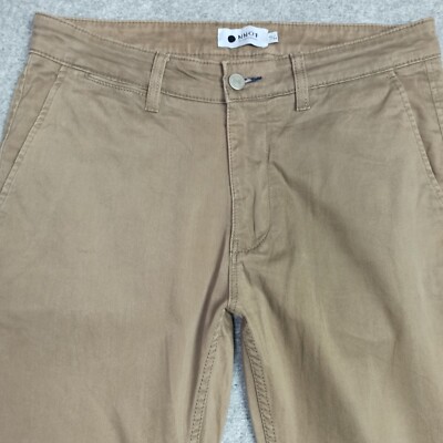 NN07 Herren Chino Hose W31 L34 Beige Braune Marco Slim Fit Stretchhose