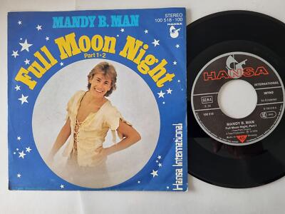Mandy B. Man - Full moon night 7'' Vinyl Germany/ written & produced by Fancy