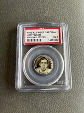 1910-12 Sweet  Caporal Pin Joe Tinker (Small Letters) PSA 7  Cubs