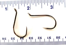 100 Matzuo 513014 Black Barbless Octopus Salmon Steelhead Fish Hooks size 3/0