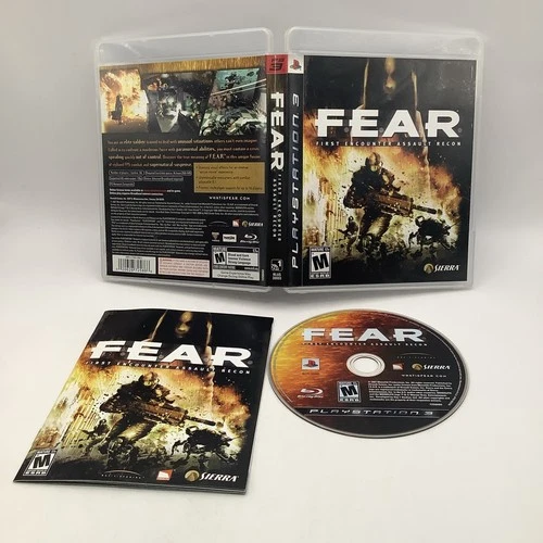 F.E.A.R.: First Encounter Assault Recon Fear (Sony PlayStation 3 PS3)