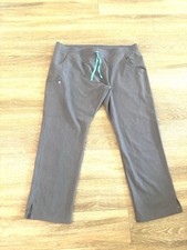 Figs womens Pants Sz XXL Grey Kade Cargo Drawstring Scrub Graphite Nurse Doctor