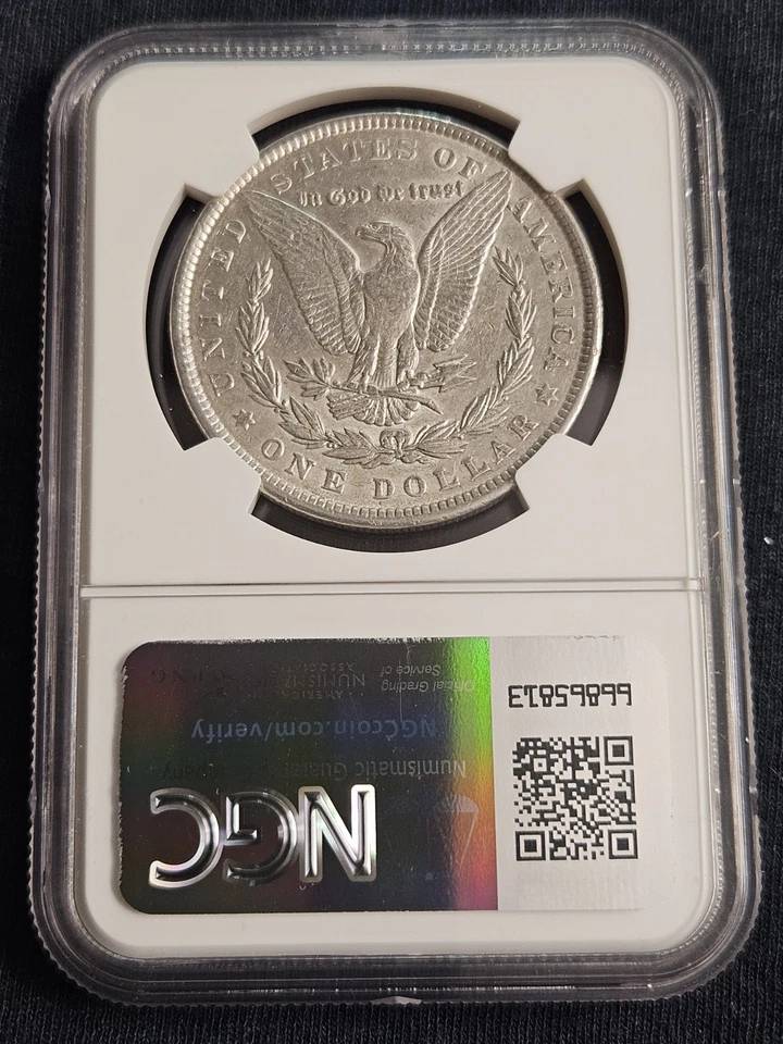 1900 Morgan Silver Dollar NGC AU-50     Lot #270 - Image 3 of 4