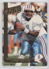 1991 Action Packed 24-Kt Gold Warren Moon #19G HOF 7ut