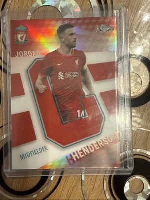 Topps Liverpool Chrome 23/24 Case Hit Jordan Henderson near mint