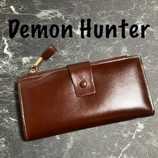 ws1000 unused cowhide demon hunter long wallet brown