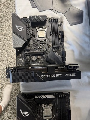 ASUS ROG Motherboard,  Core i9-9900k CPU, 2070 Super GPU Bundle (Read In Descrp)