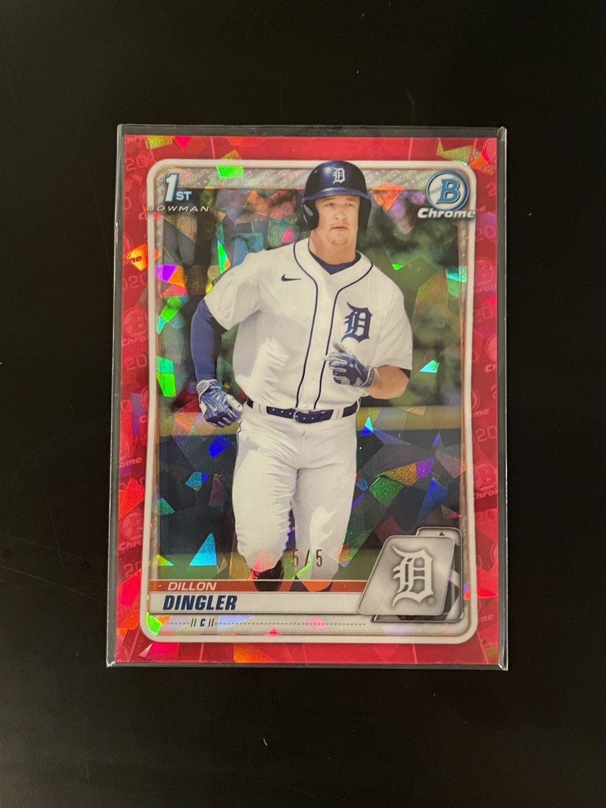 2020 Bowman Draft Sapphire Dillon Dingler 1st Red /5 #BD-144 - TIGERS - 💎