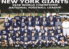 HF333 Tuffy Leemans NY Giants Team 8x10 16x20 Colorized Photo