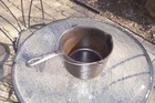 Wagner Ware Sidney O-Deep Fat Fryer Cast Iron #1265 with Bail Handle