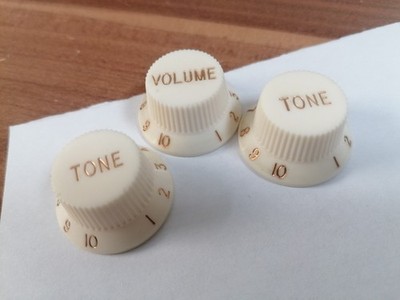 .Fender Squier Classic Vibe 60s Strat Guitar Knobs / 1960 Reissue Strat.