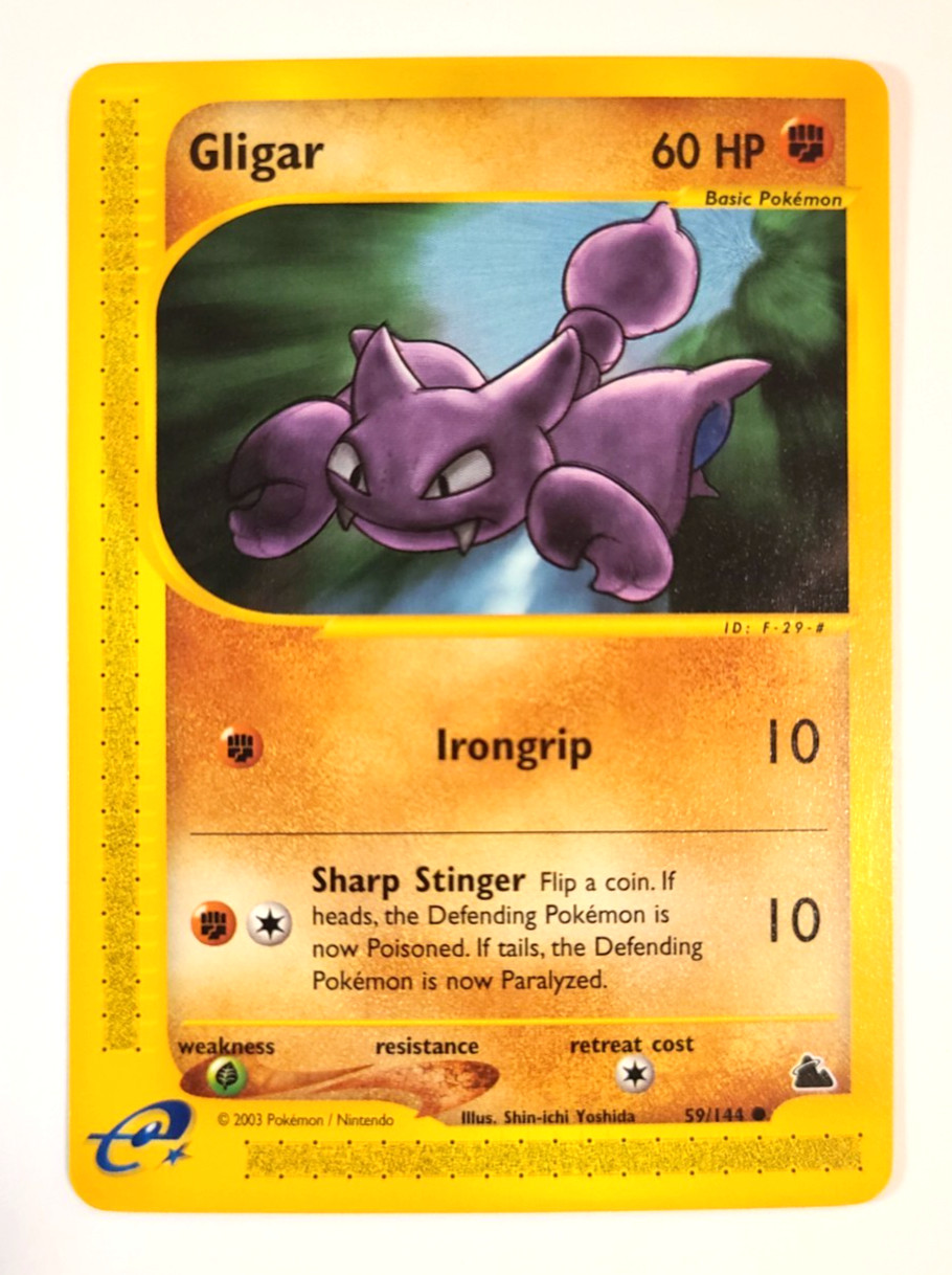 Near Mint - Gligar - Skyridge - 59/144 - Vintage WOTC era E-Reader Pokemon Card