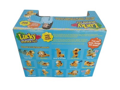 Lucky The Incredible Wonder Pup Zizzle 2006 15 Commands Battery Op