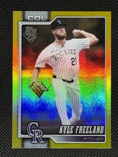 2026 Topps Series 1 Kyle Freeland /399 Yellow Rainbow Foil #106 Rookie Rockies