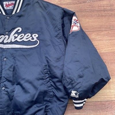 VINTAGE MLB NEW YORK YANKEES STARTER DIAMOND COLLECTION SATIN