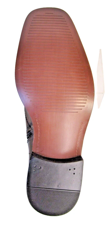 Size 8M Brown Kenneth Cole Leather Ankle Boots Zippered NEW w/o box - Image 3 of 4