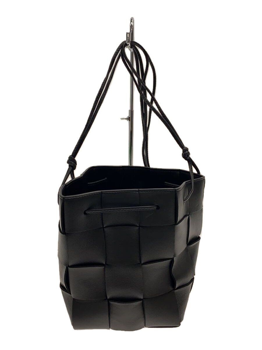 BOTTEGA VENETA shoulder bag sheep leather Black plain Used