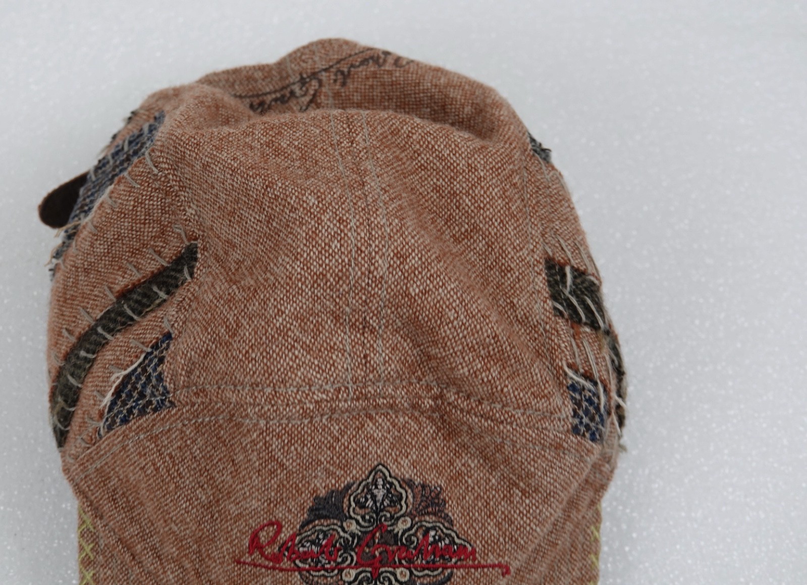 VINTAGE ROBERT GRAHAM BASEBALL PATCHWORK TWEED CA… - image 4