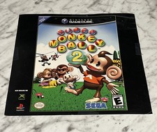 Super Monkey Ball 2 GameStop SEGA Retail Marketing Video Game Promo Poster XBOX