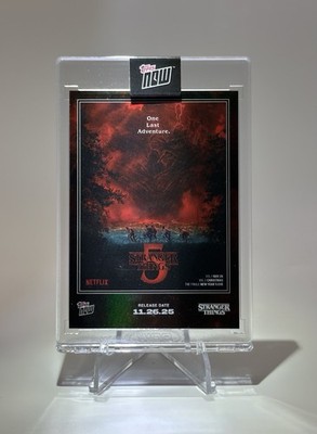 2025 Topps Now Stranger Things STRA-SP01 Image Variation SP  One Last Adventure 