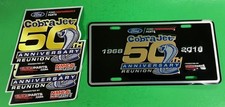 Cobra Jet 50th Anniversary Reunion License Plate And Decals Ford Racing