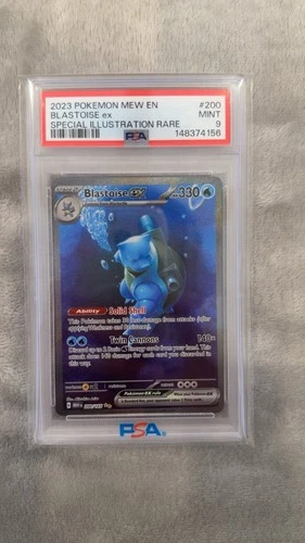 Blastoise ex PSA 9 #200 Pokemon 151 SIR Special Illustration Rare Full Art