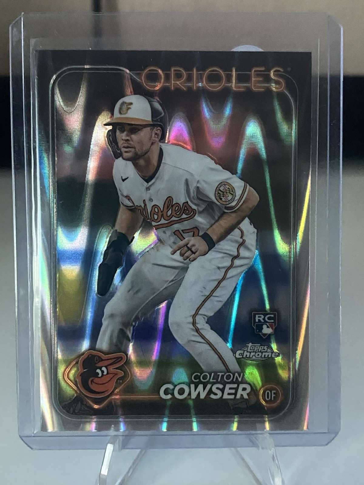 2024 Topps Chrome - Colton Cowser #278 RayWave Refractor (RC) Baltimore Orioles