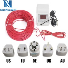 Greenhouse Soil/Air Heating Cable + Digital Thermostat Temperature Controller