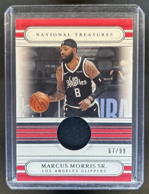 2020-21 Panini National Treasures Monte Morris Jersey #/99 Nuggets - Image 1 of 2
