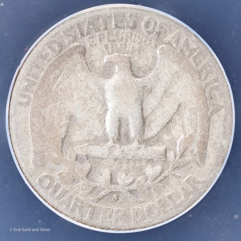 1932-S 25C Silver Washington Quarter ANACS G4 - Image 4 of 4