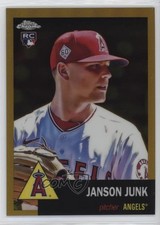 2022 Topps Chrome Platinum Anniversary Gold Refractor 15/50 Janson Junk #280 c2a