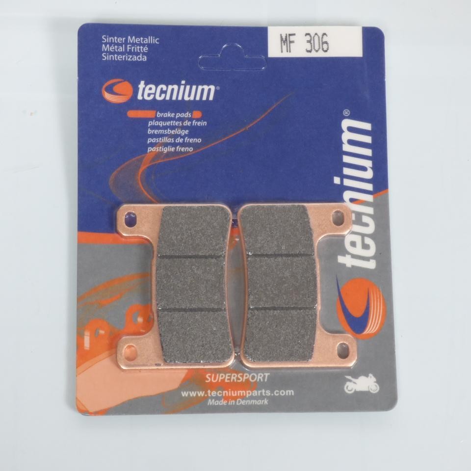 Plaquette de frein Tecnium Kawasaki 1000 ZX10R 2008 2011 moto MF306 sinter