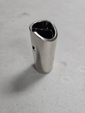 Black Mountain Nickel Plated Full-Sized Guitar Slide - Black Spring Regular Size