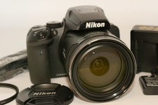 [OTTIMO COME NUOVO] Nikon Coolpix P900 16,0 megapixel fotocamera digitale nera dal GIAPPONE #717