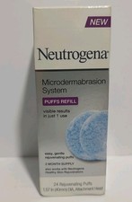 Neutrogena Microdermabrasion System Puffs Refill 24 Rejuvenating Attachment Head