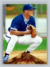 1996 Pinnacle Rookie RC #180 Mike Sweeney Kansas City Royals Baseball Card. rookie card picture