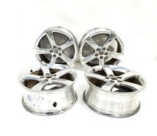 2006 2008 Pontiac Solstice QF8 OEM 18X8 5 Spoke Set Of 4 Polished Wheel Rims