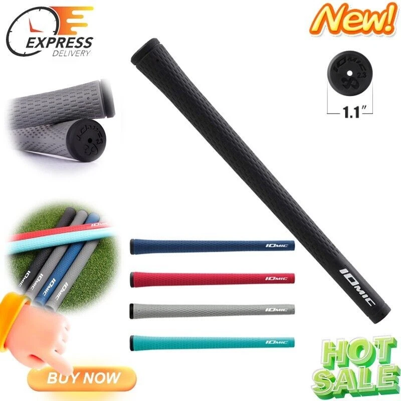 Juego de 13 empuñaduras de golf de goma universales Iomic Sticky 2.3 5 colores EE. UU. -En stock Foto 2 de 4