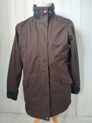 Wellensteyn Cannes Waterproof  Dark Brown  Jacket Size Medium Women s