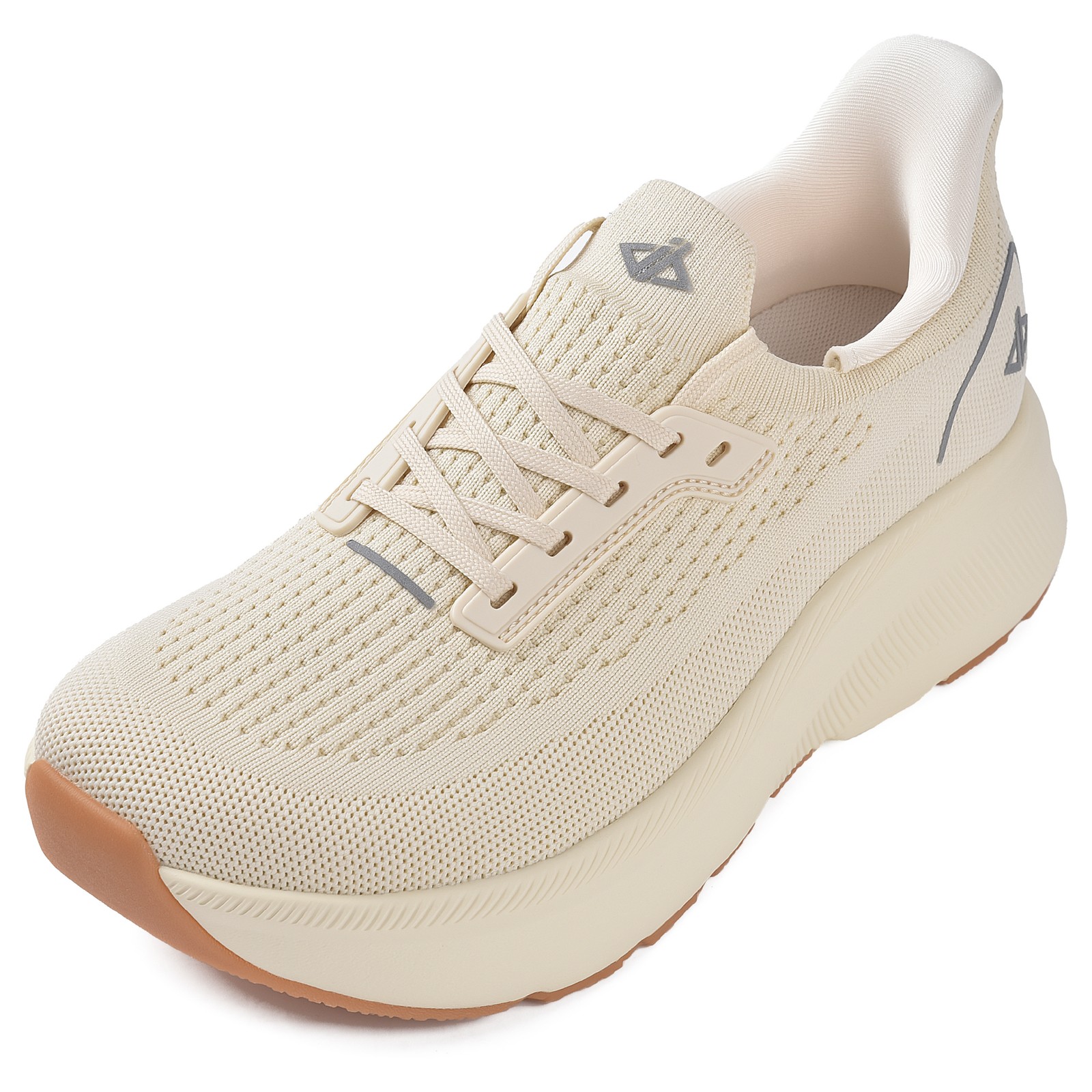 Womens Wide Toe Road Running Shoes Slip in Free Hands Memory