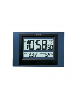 Casio ID-16S-2DF Auto Calendar Thermo Hygrometer Temperature Wall Desk clock