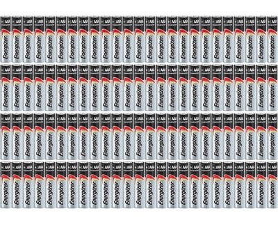 144 Count Energizer Industrial AAA Batteries Max Alkaline E92 Bulk Pack