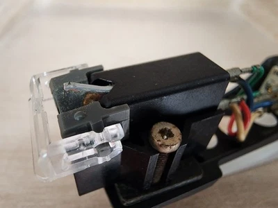 SHURE M44G DJ Cartridge Genuine Stylus on Technics Headshell