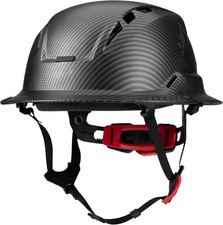 Full Brim Hard Hat with Emergency ID and Vented Design for Construction Crews