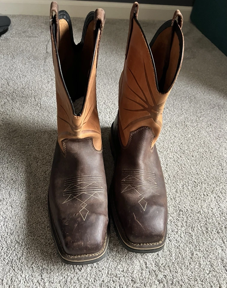 Red Wing Irish Setter Walker Men’s Size 12 Boots Cowboy Western Work Steel Toe - Image 3 of 4