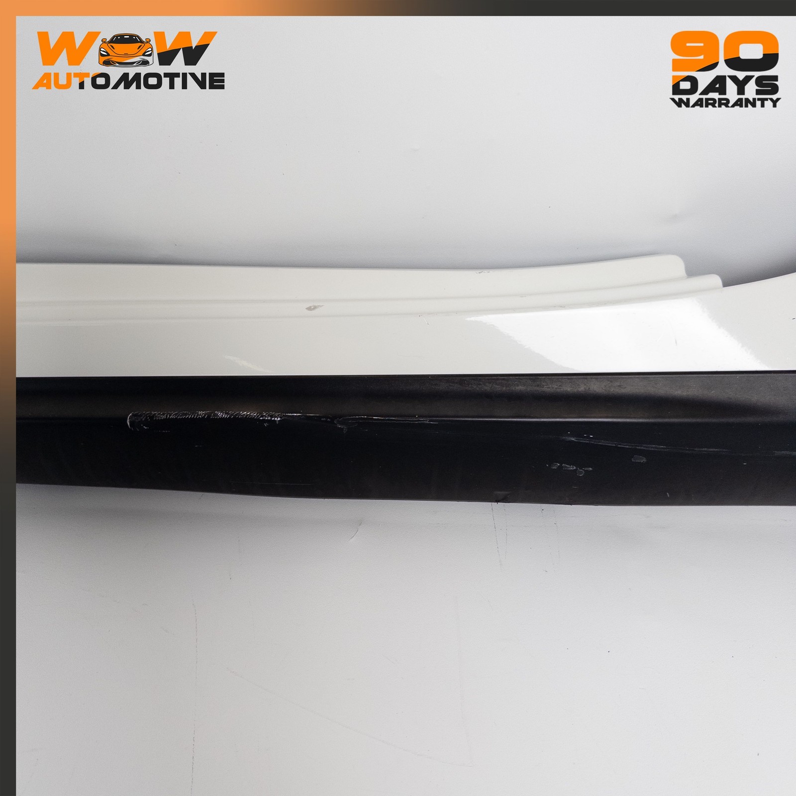 13-19 MASERATI QUATTROPORTE GTS LEFT DRIVER SIDE ROCKER PANEL SKIRT WHITE OEM