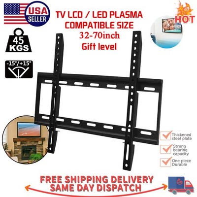 TV Wall Mount Bracket Tilt for 32 37 40 42 43 46 47 50 52 55 60 65 70inch Screen