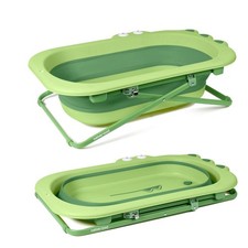 Beberoad Love Collapsible Baby Bathtub for Newborn to Toddler Green