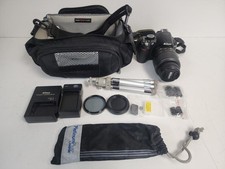 Nikon D3100 Digital Camera with Nikon DX Lens Case Tripod 1 Battery  P24031698 